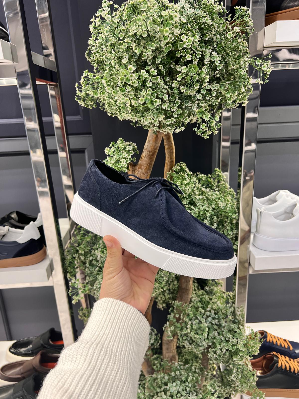 Eva Taban Suet Deri Sneaker Sisley Yeşil