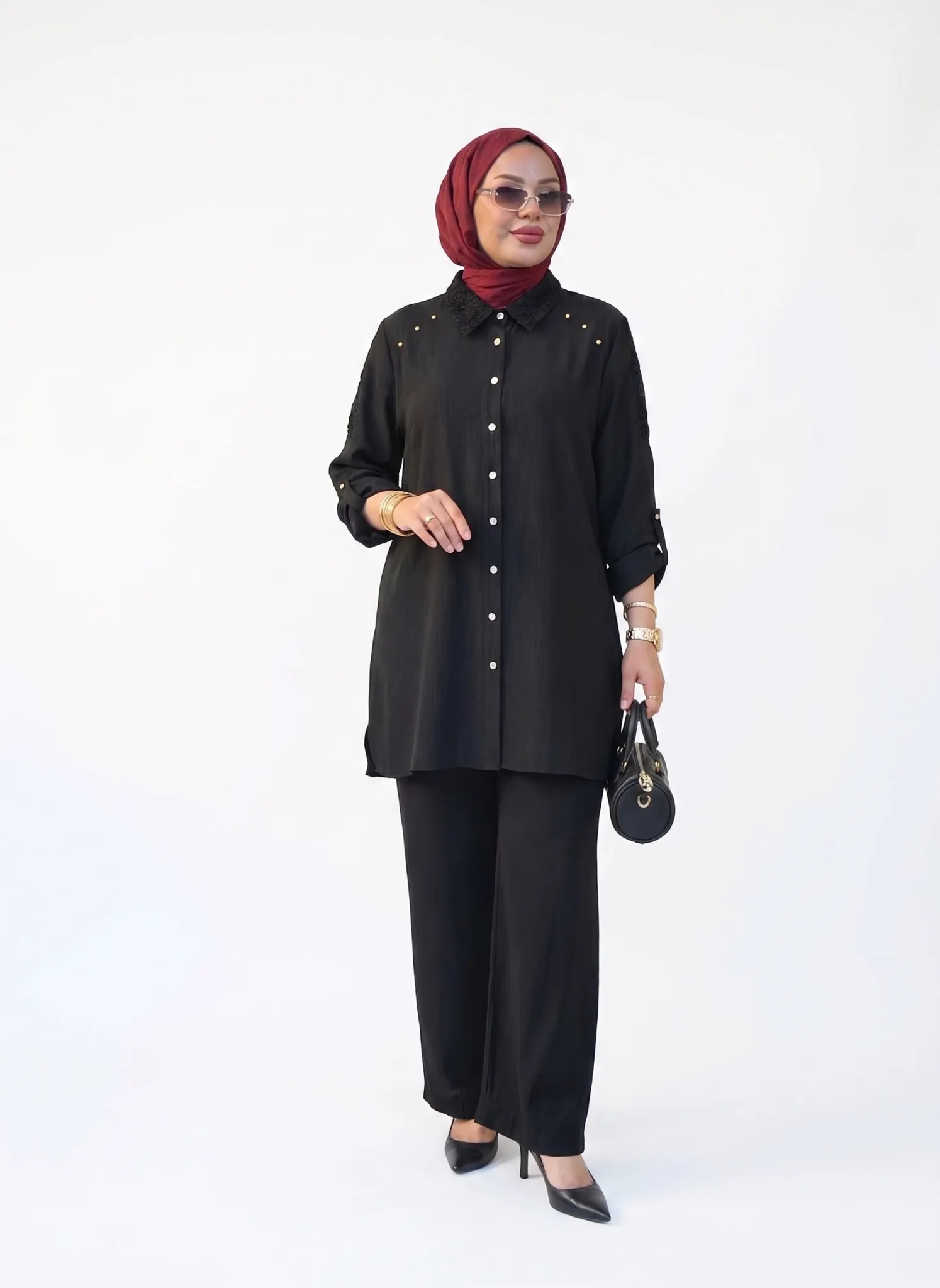 eFLİN ABAYA Siyah