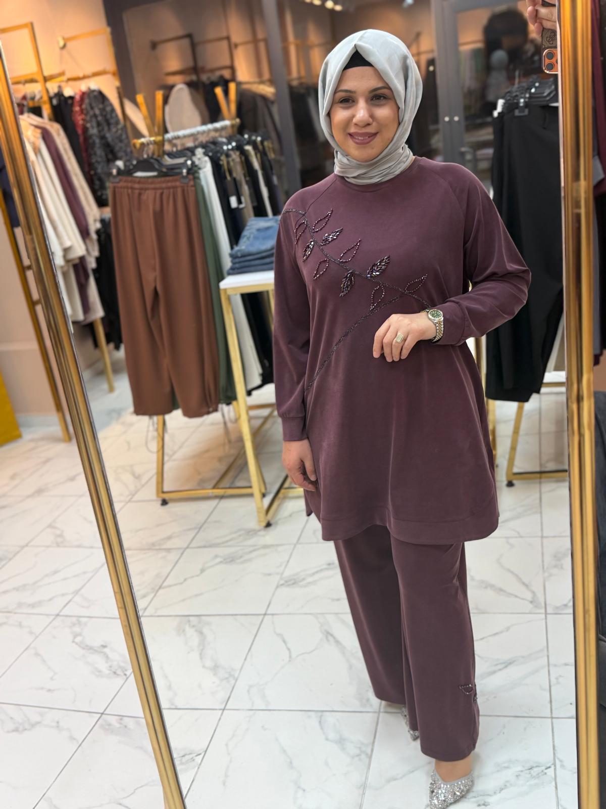 MEVA PLUS TENCEL CUPRA TAKIM Bordo