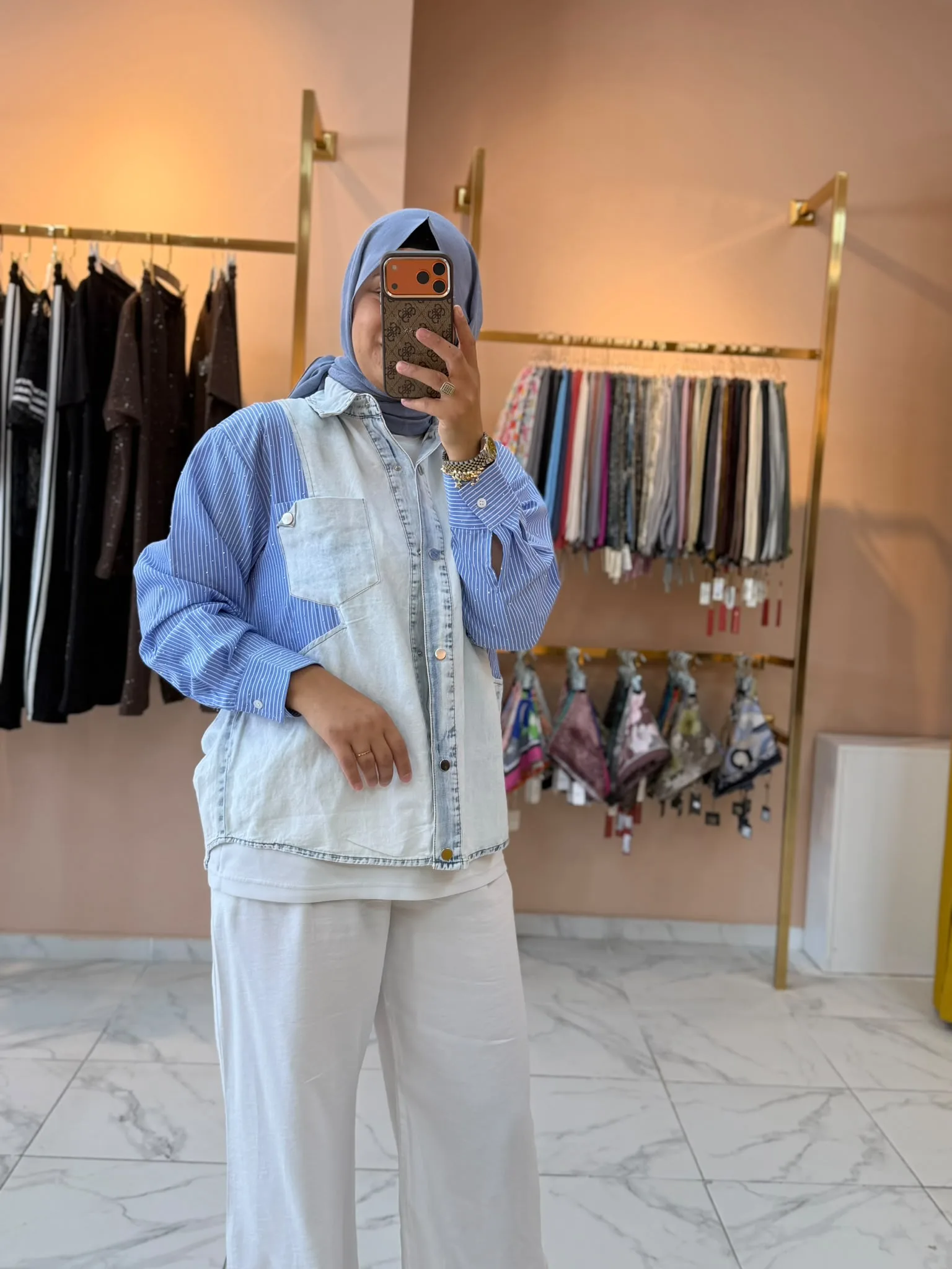 ADN KOT CEKETLİ TUNİK Mavi 3