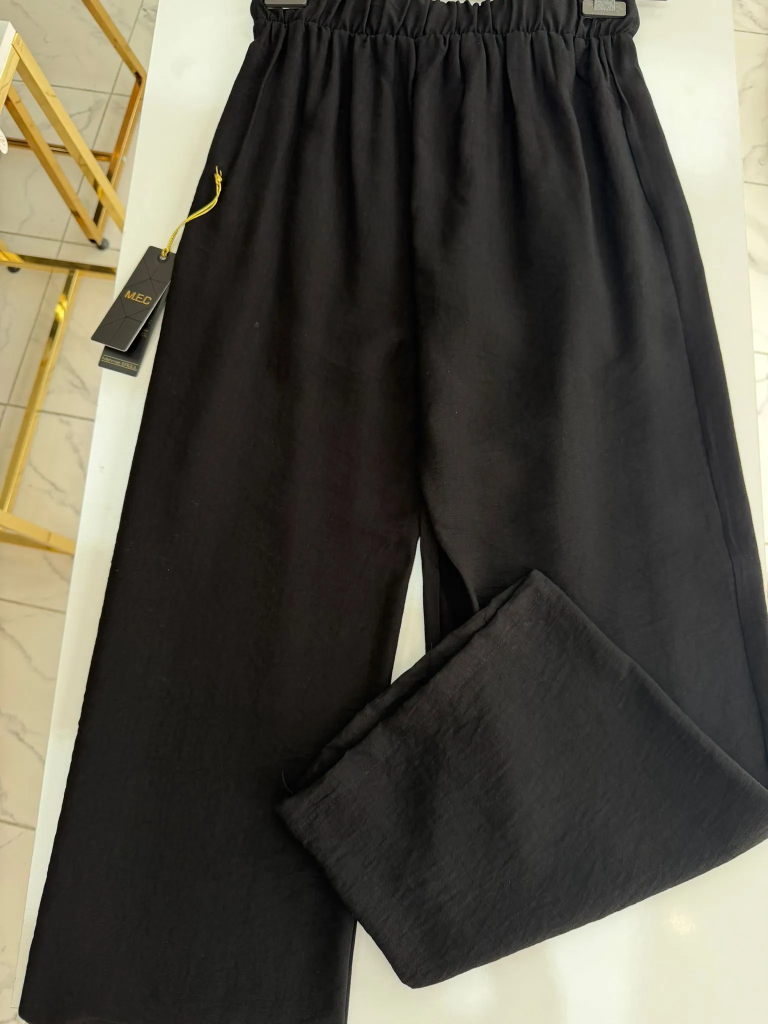 KETEN PANTOLON Siyah 2