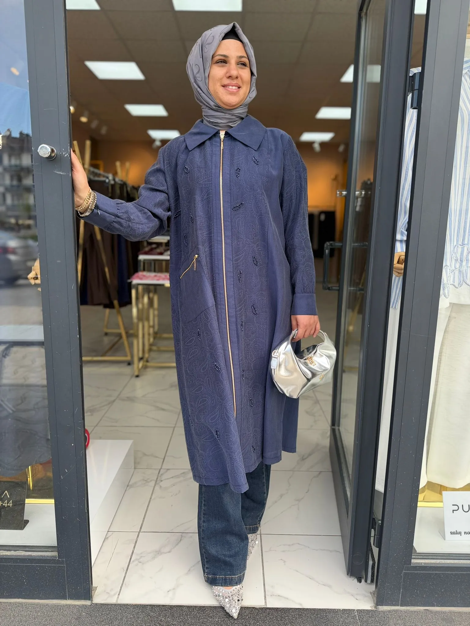 MEVA PLUS KETEN TENCEL KAP Lacivert 4