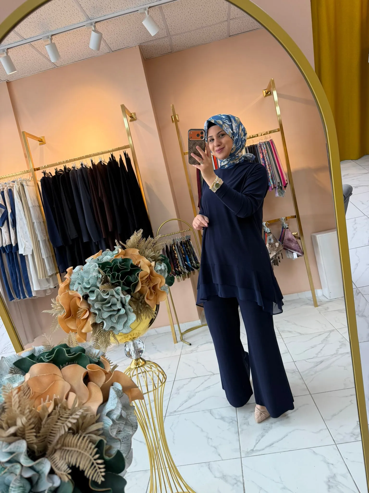 AFİLLİ TÜL DETAYLI SANDY TAKIM Lacivert
