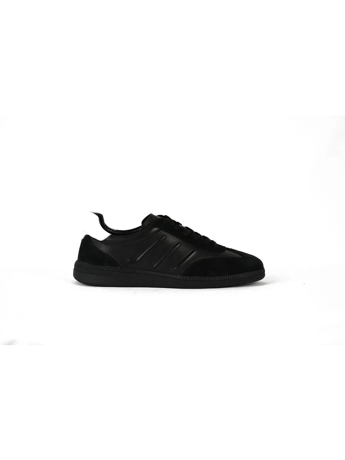 Eva Taban Cilt Deri Sneaker Siyah