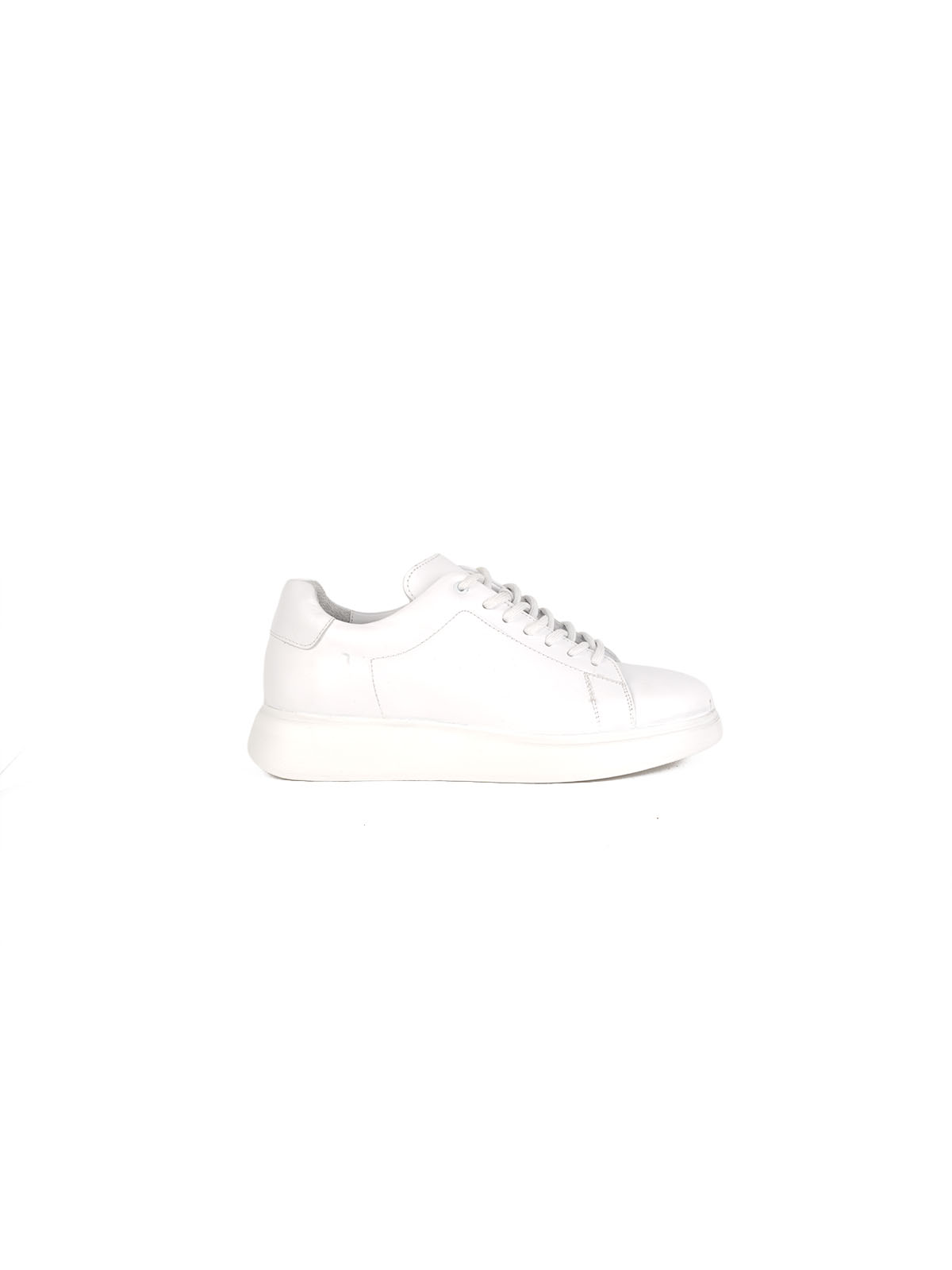 Eva Taban Cilt Deri Sneaker Beyaz 1