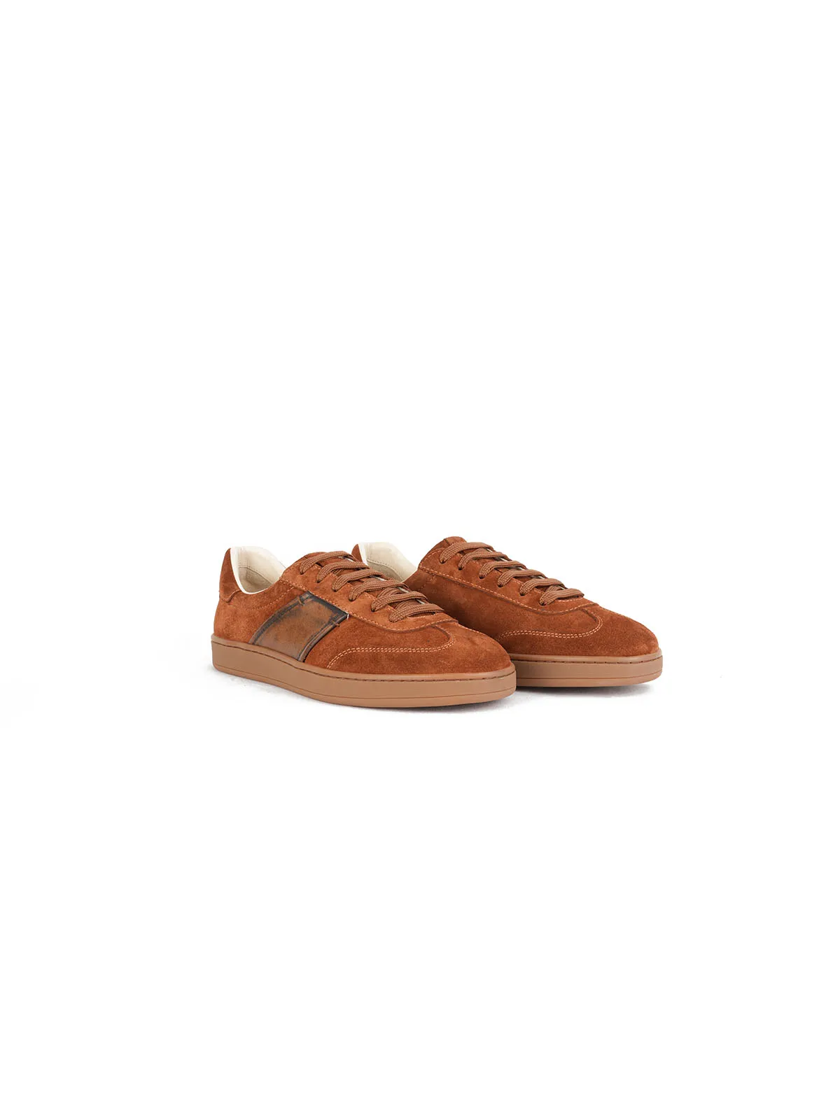 Termo Taban Suet Deri Sneaker Taba 2