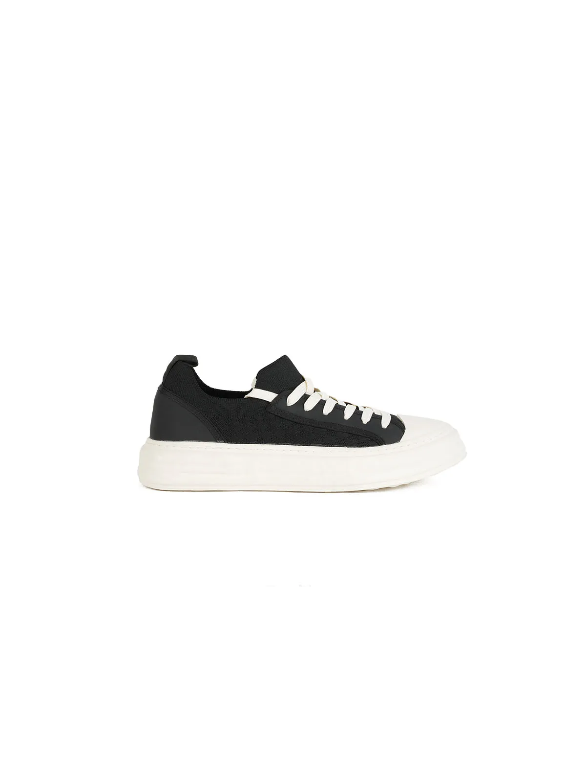 İthal Taban Triko Örgü Sneaker Siyah