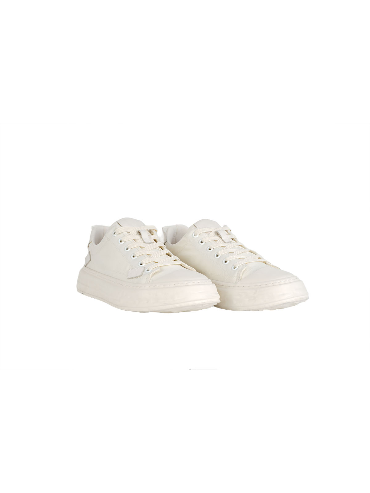 İthal Taban Triko Sneaker Beyaz 2