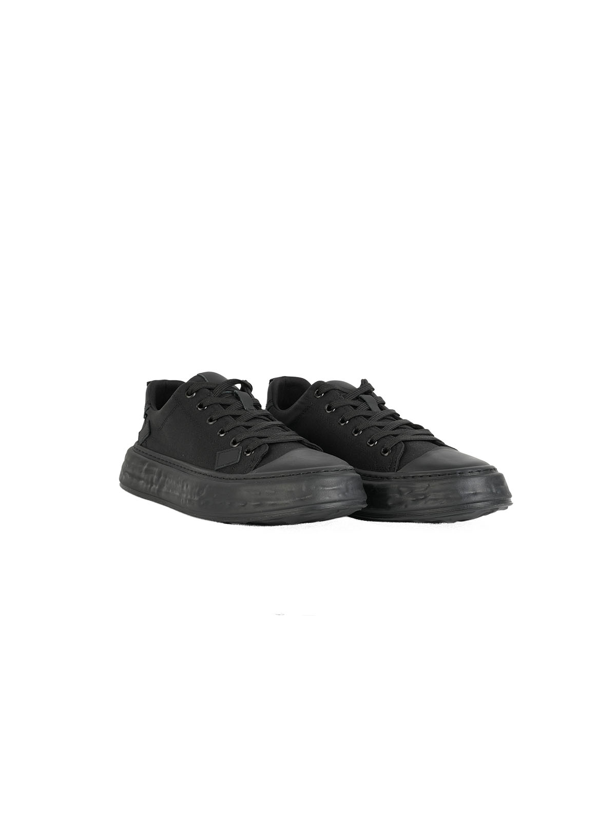 İthal Taban Triko Sneaker Siyah 2
