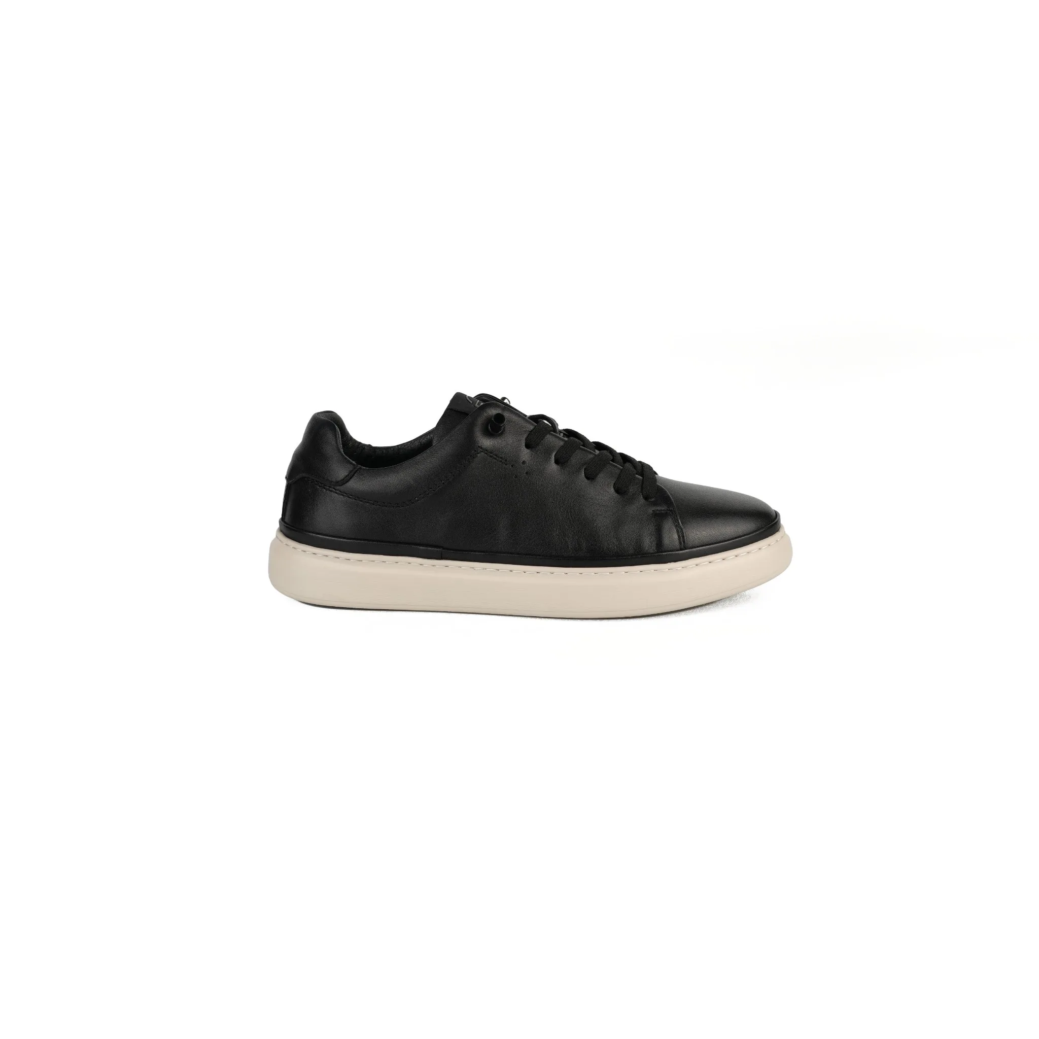 İthal Taban Cilt Deri Sneaker Siyah