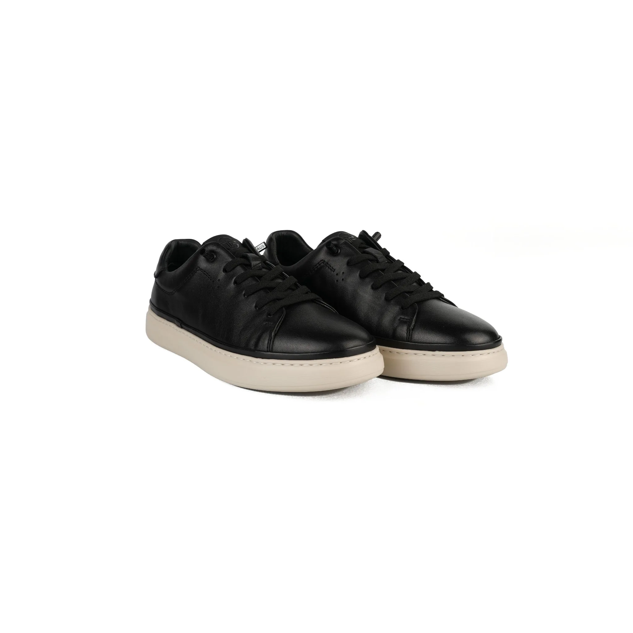 İthal Taban Cilt Deri Sneaker Siyah 2