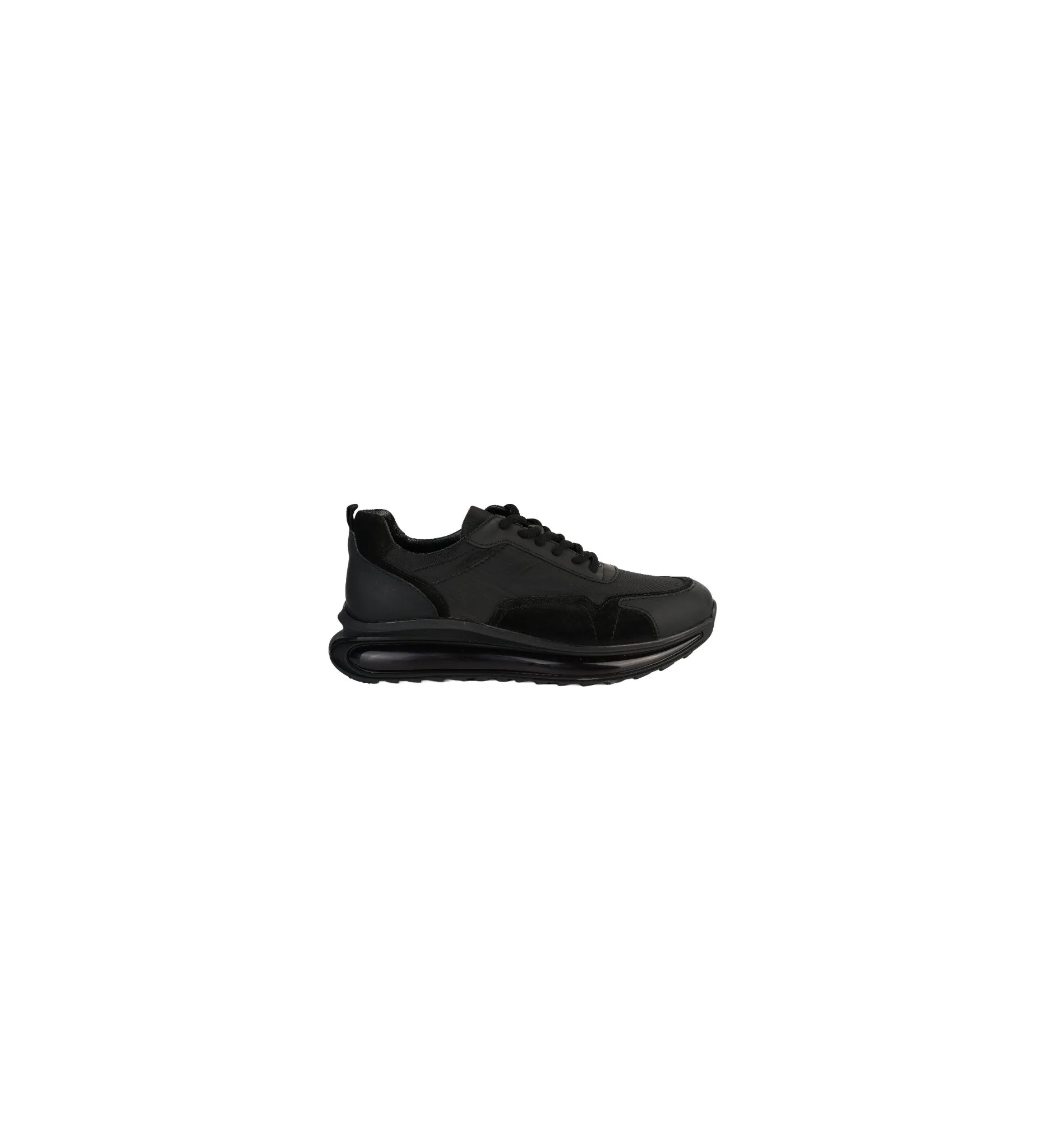 İthal Taban Cilt Deri Sneaker Siyah