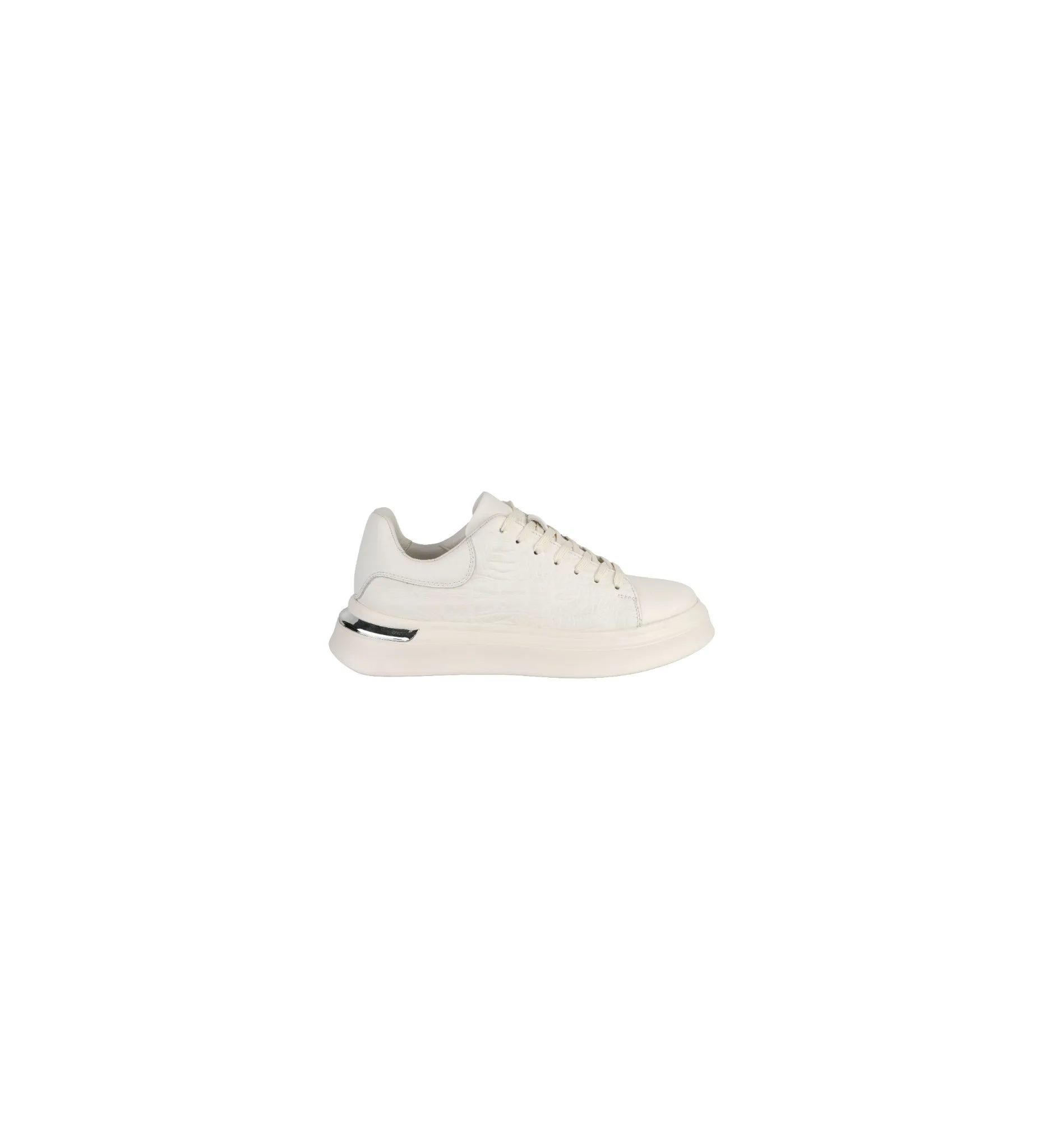İthal Taban Cilt Deri Sneaker Beyaz