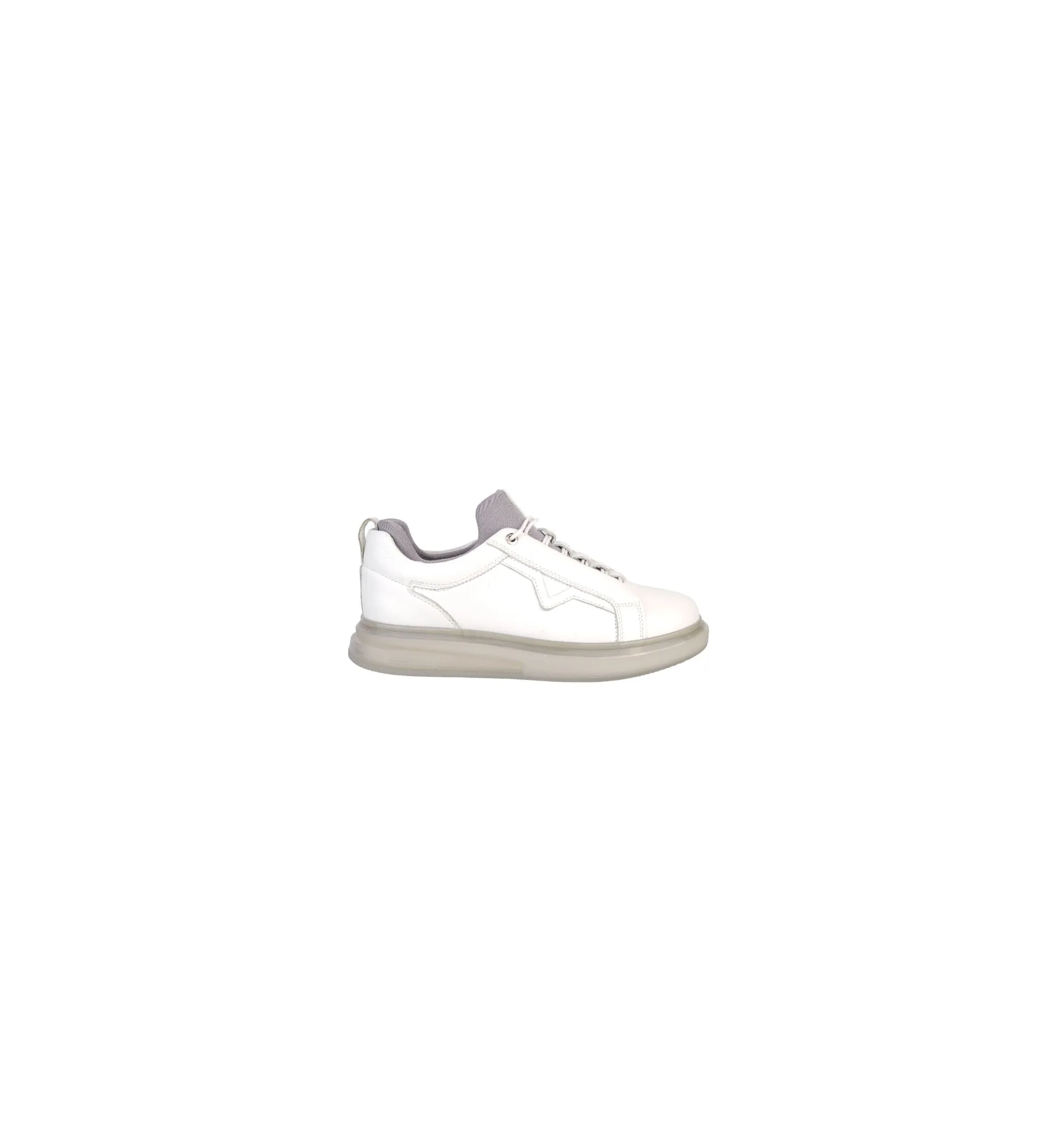 İthal Taban Cilt Deri Sneaker Beyaz 3