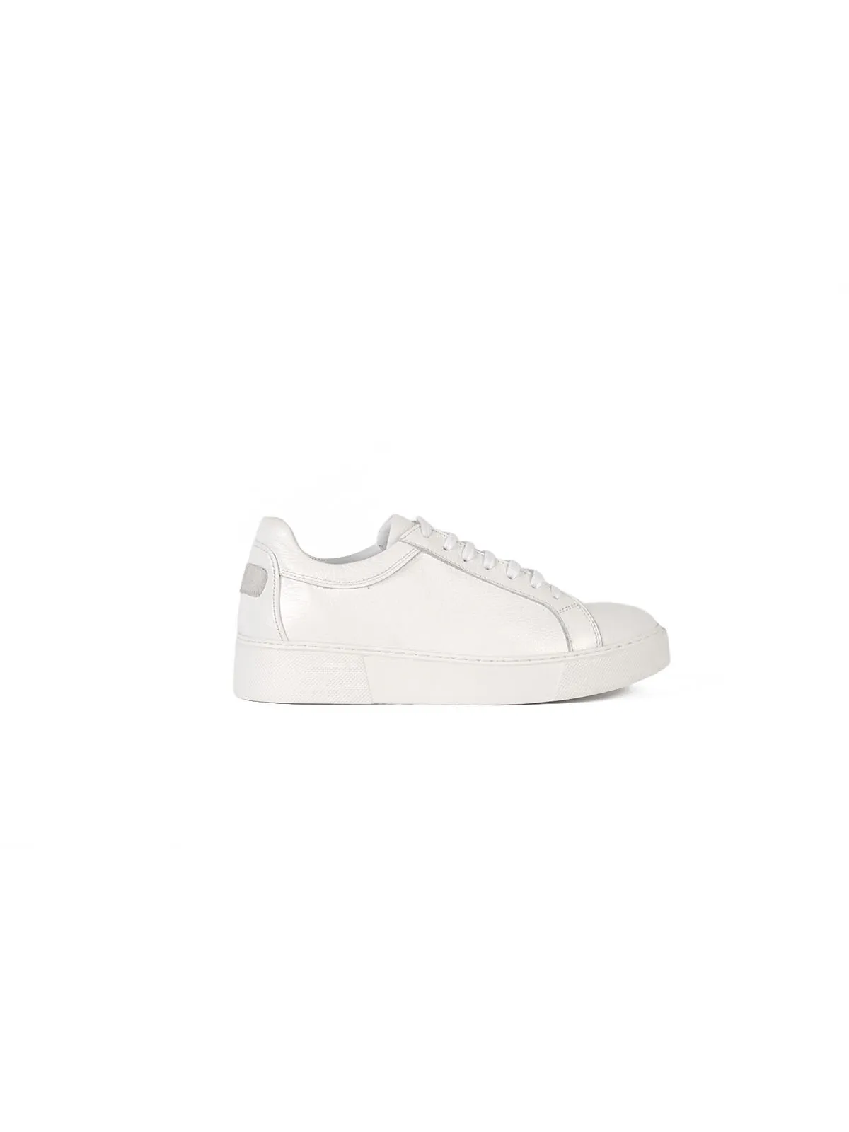 Eva Taban Floter Deri Sneaker Beyaz