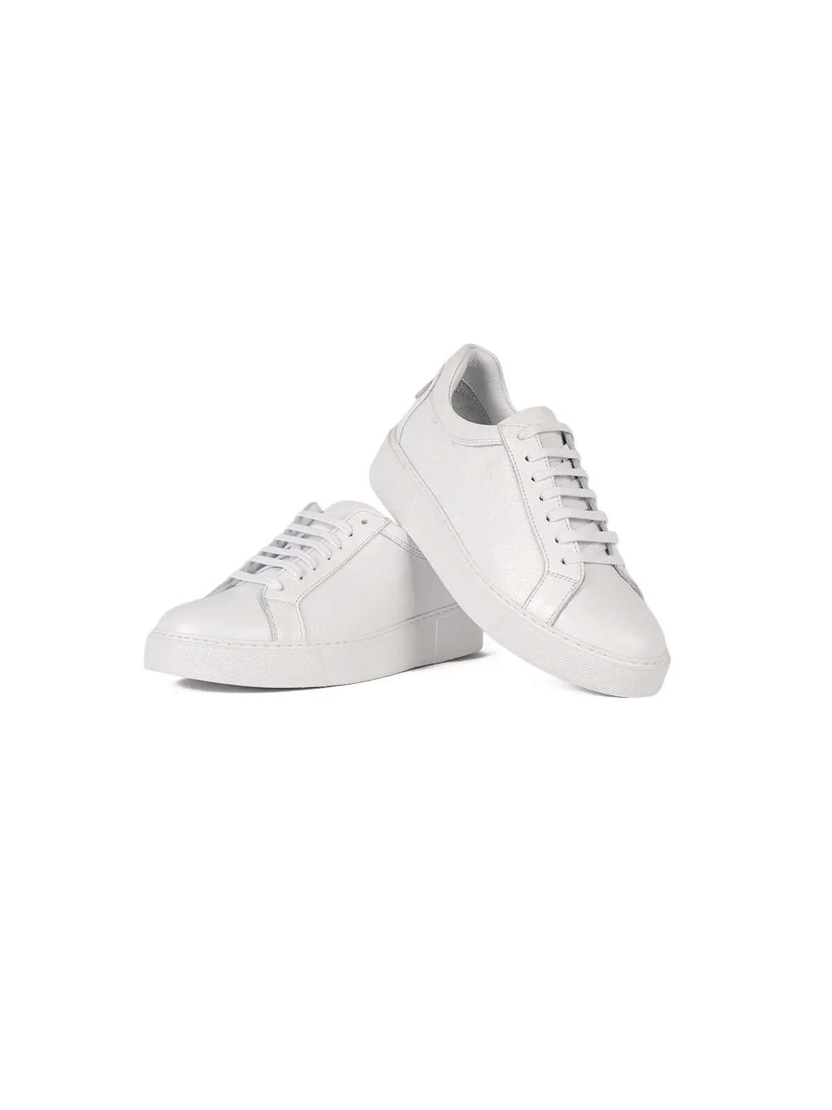 Eva Taban Floter Deri Sneaker Beyaz 3