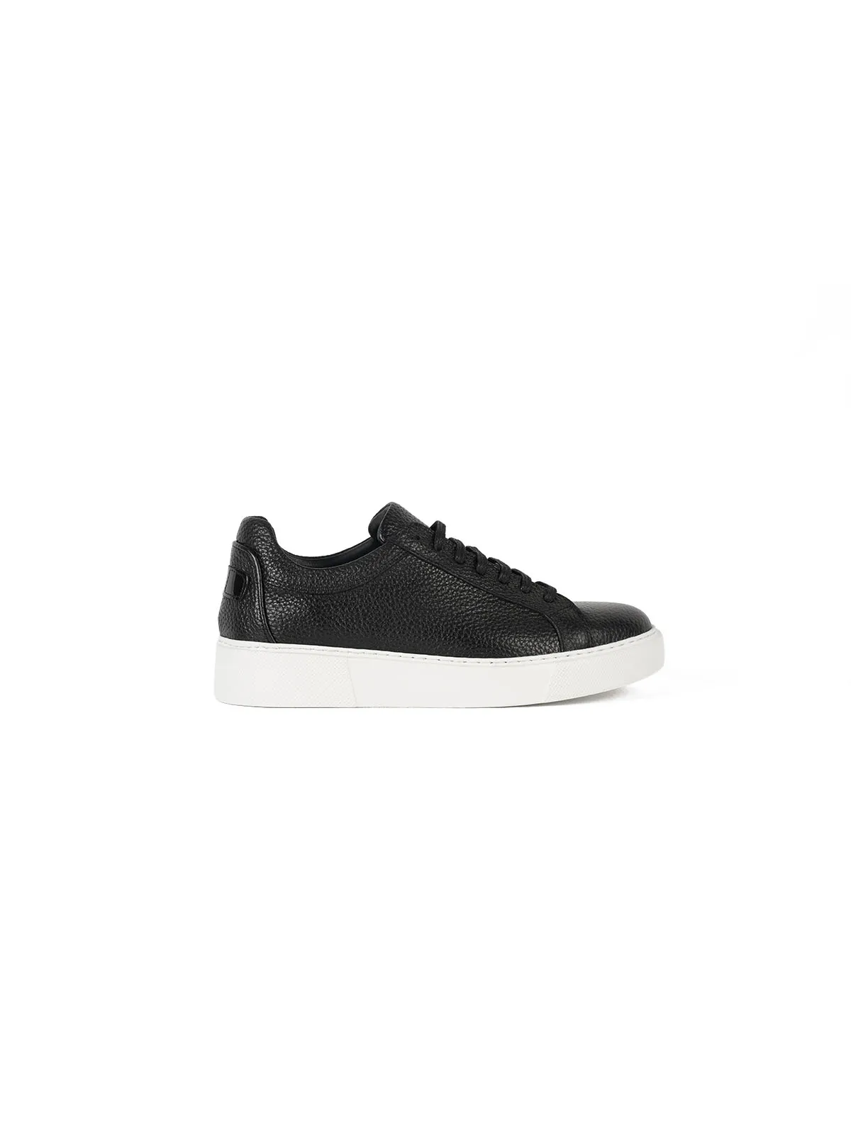 Eva Taban Floter Deri Sneaker Siyah