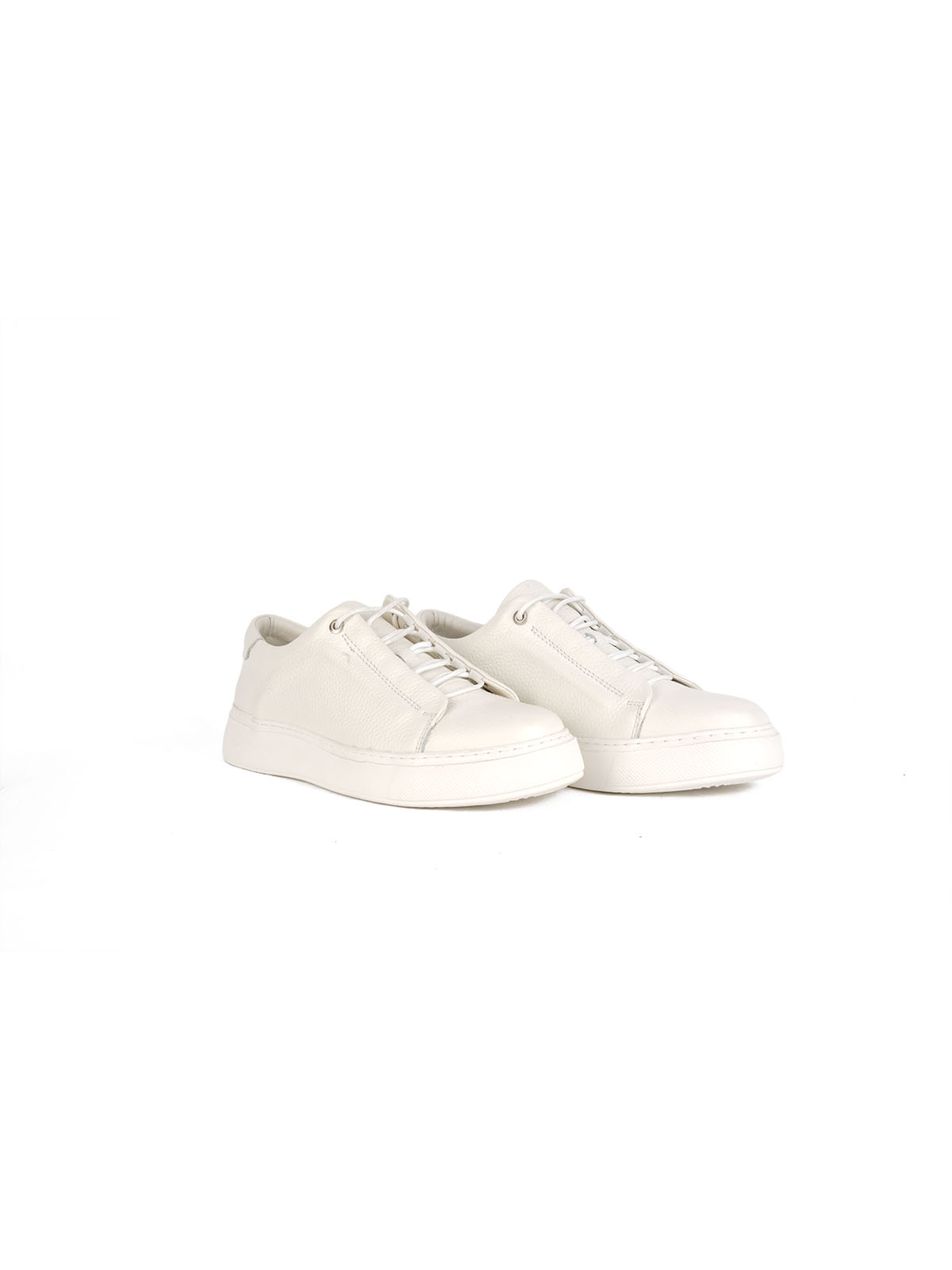 Eva Taban Floter Deri Sneaker Beyaz 2