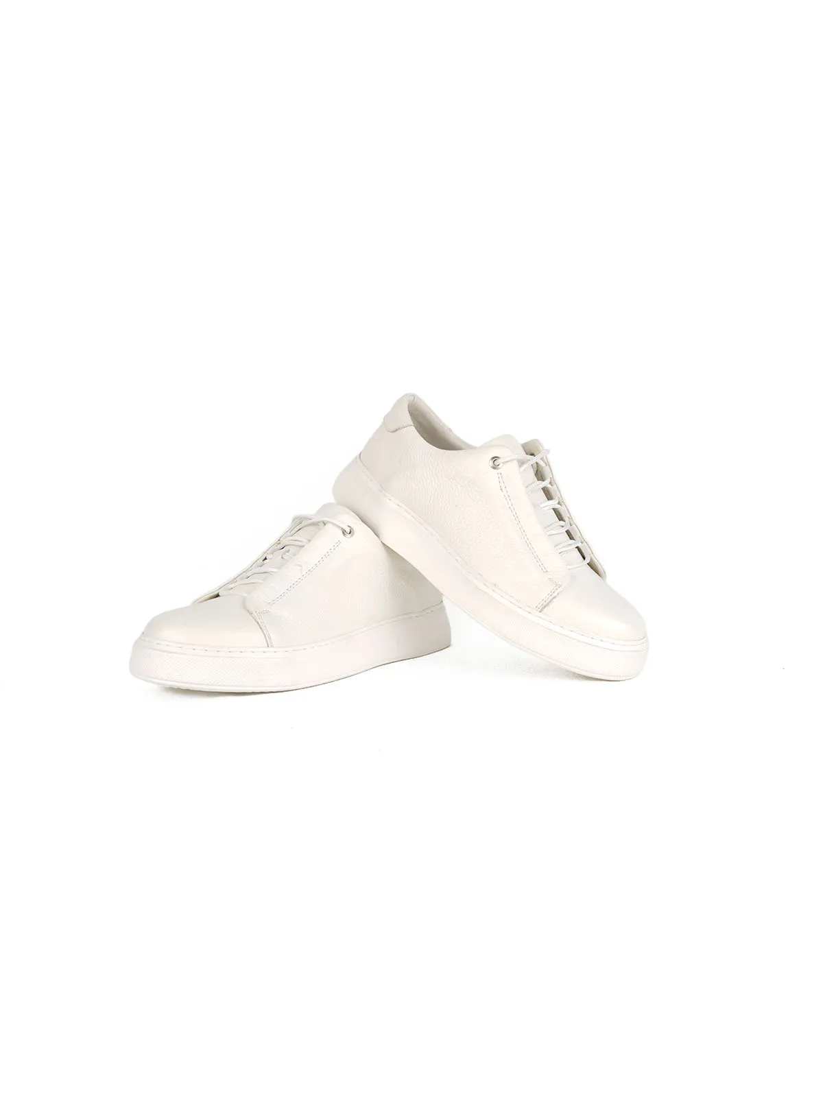 Eva Taban Floter Deri Sneaker Beyaz 3