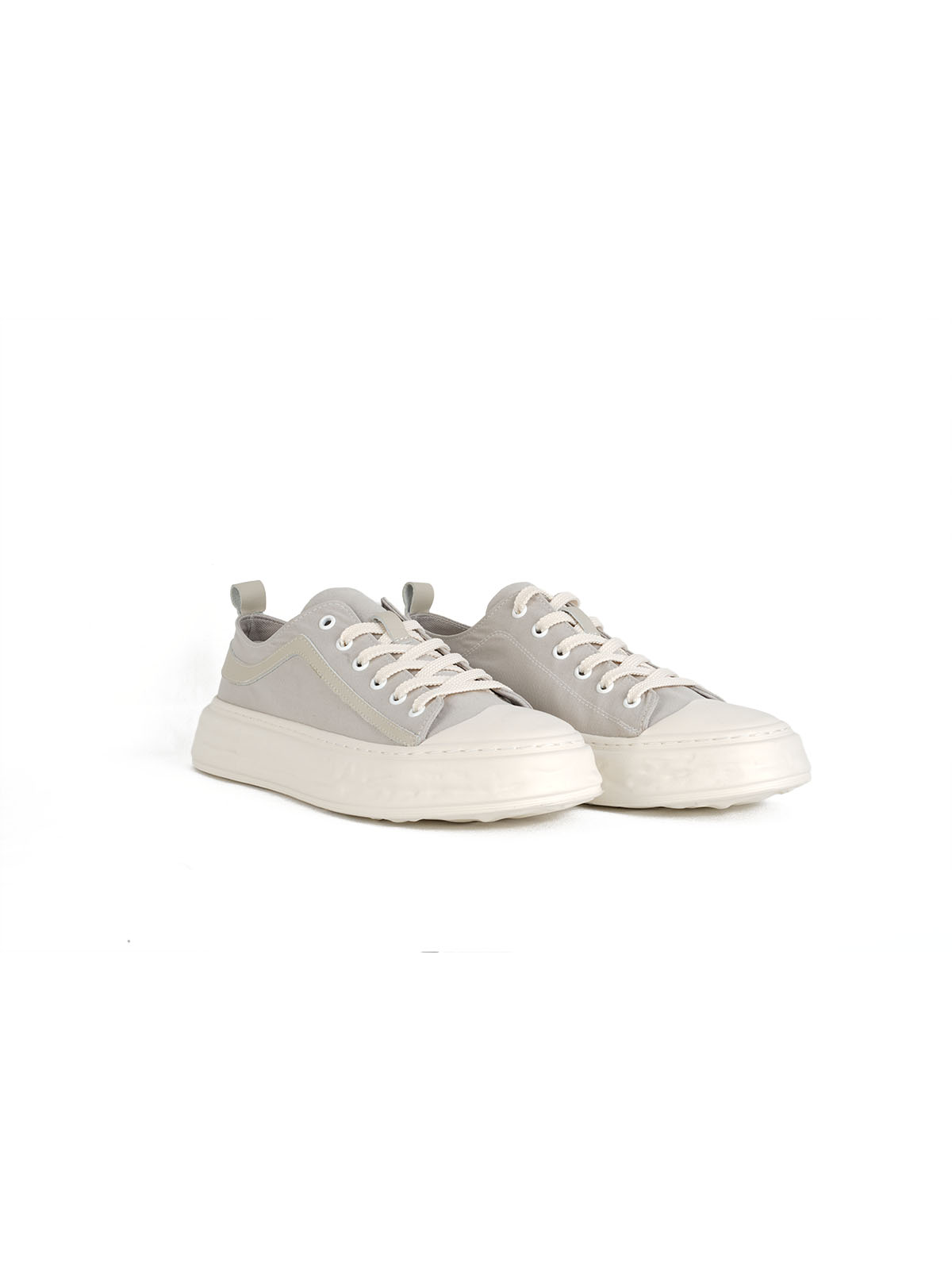 İthal Taban Triko Sneaker Gri 2
