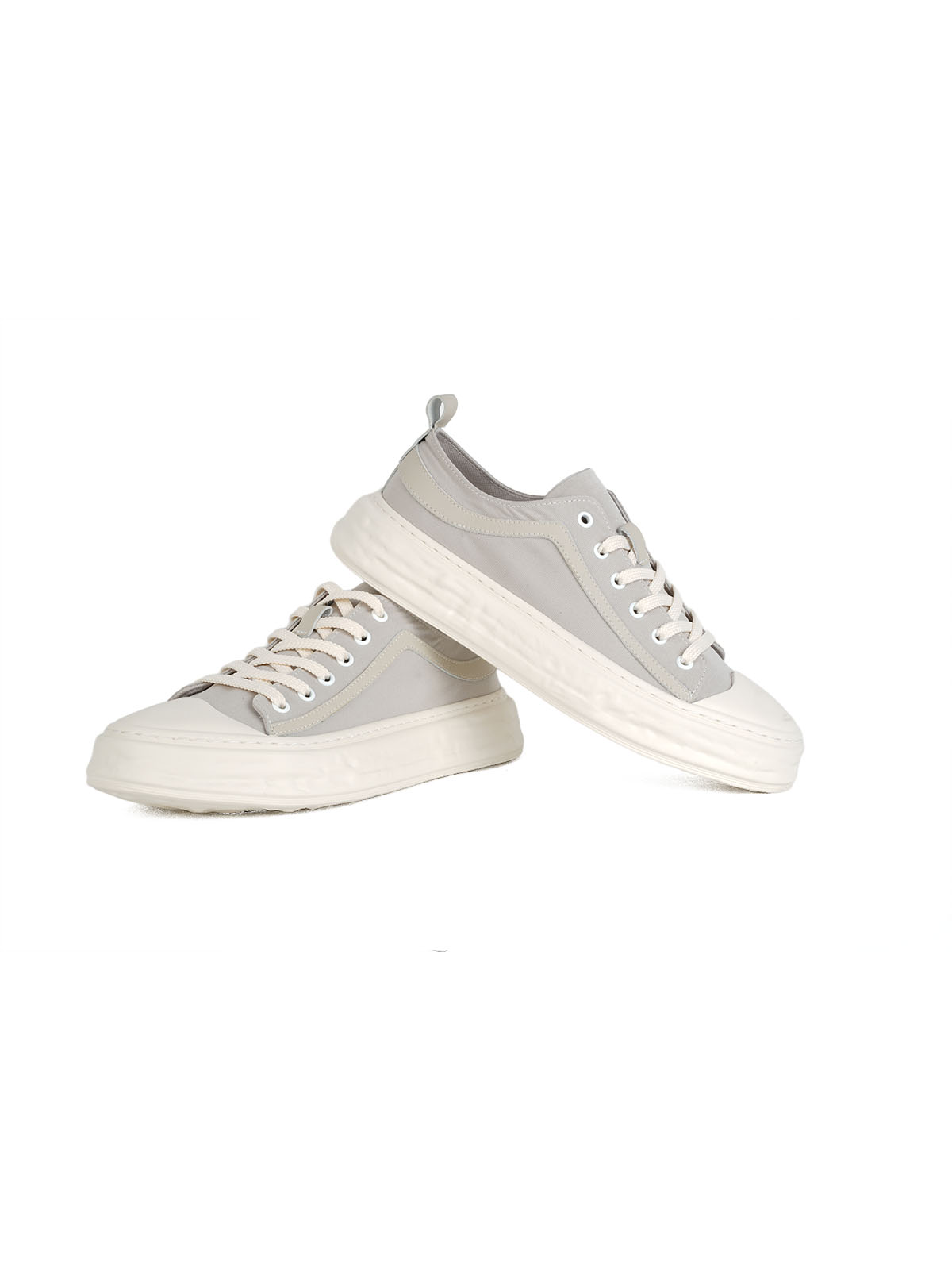 İthal Taban Triko Sneaker Gri 3
