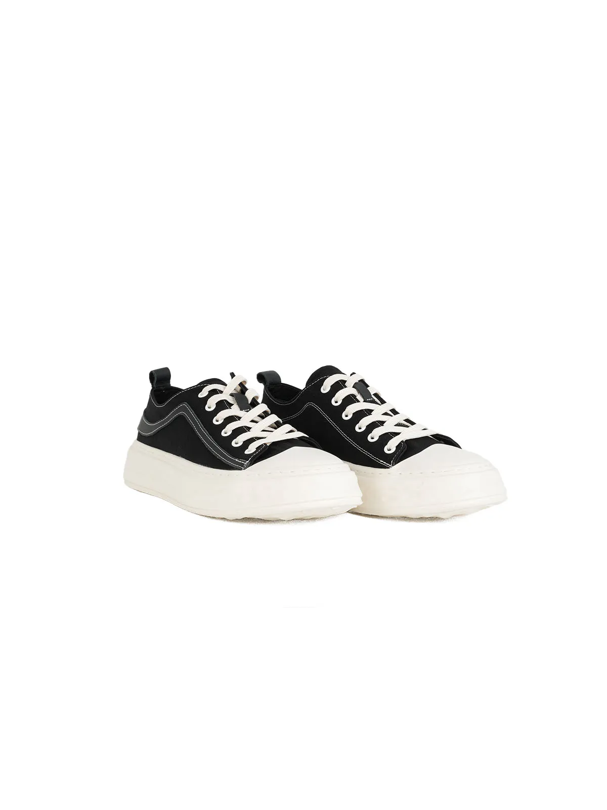 İthal Taban Triko Sneaker Siyah 2