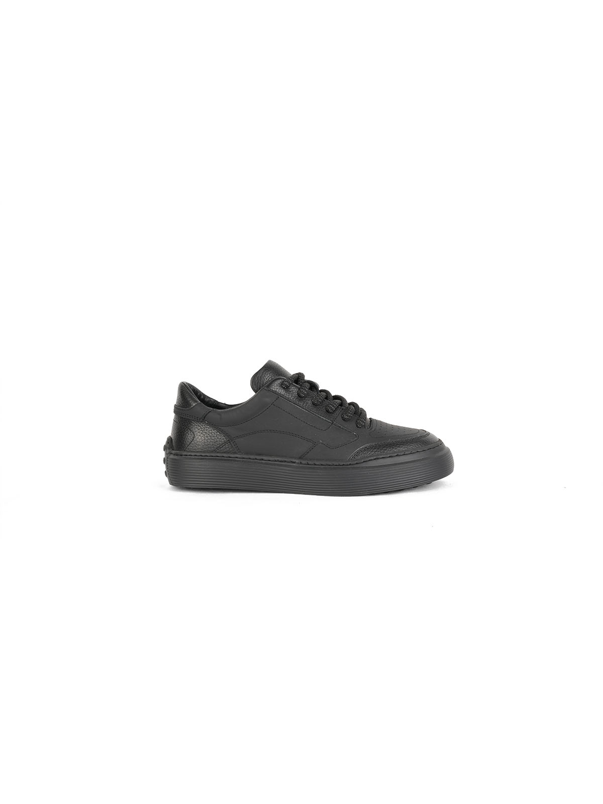 İthal Taban Cilt Deri Sneaker Siyah 1