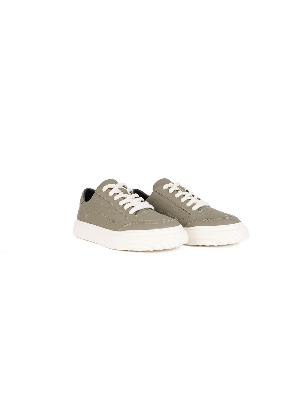 İthal Taban Cilt Deri Sneaker Yeşil 2