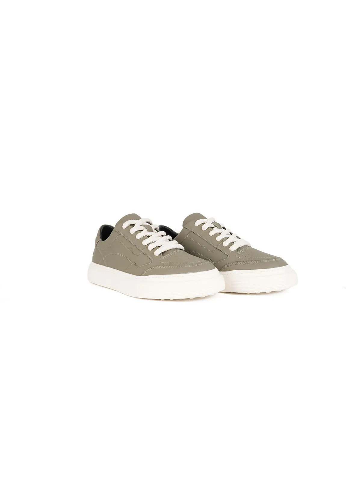 İthal Taban Cilt Deri Sneaker Yeşil 2