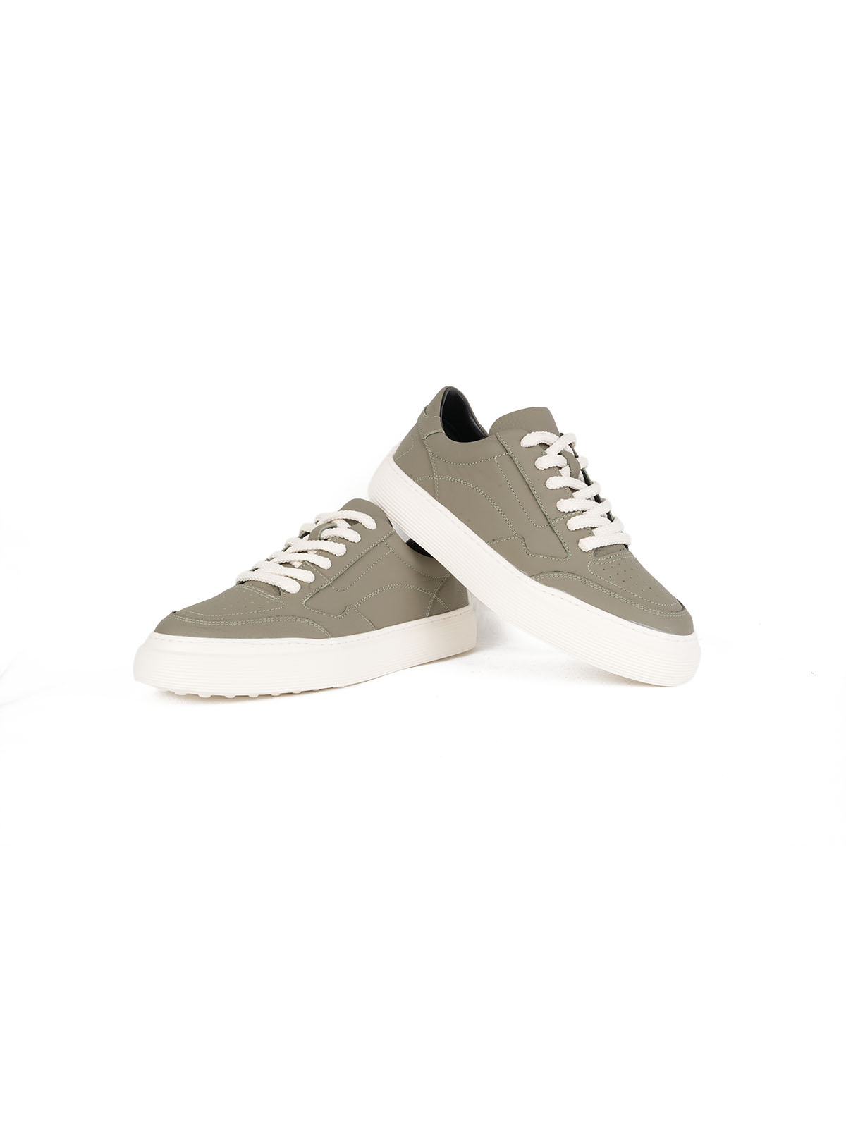 İthal Taban Cilt Deri Sneaker Yeşil 3