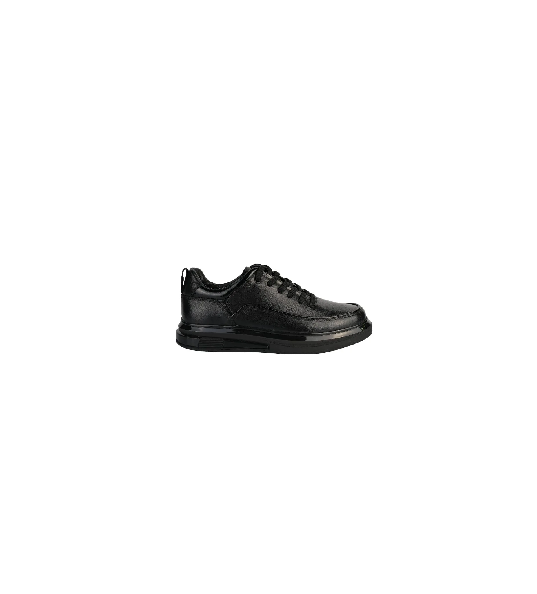 İthal Taban Cilt Deri Sneaker Siyah
