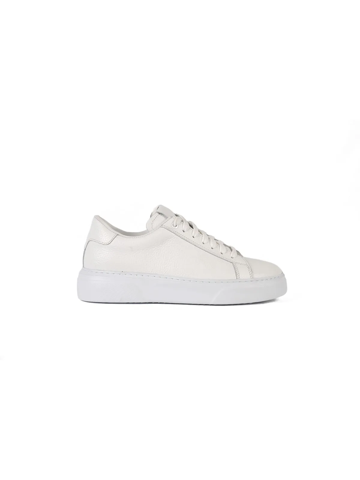 Eva Taban Floter Deri Sneaker Beyaz