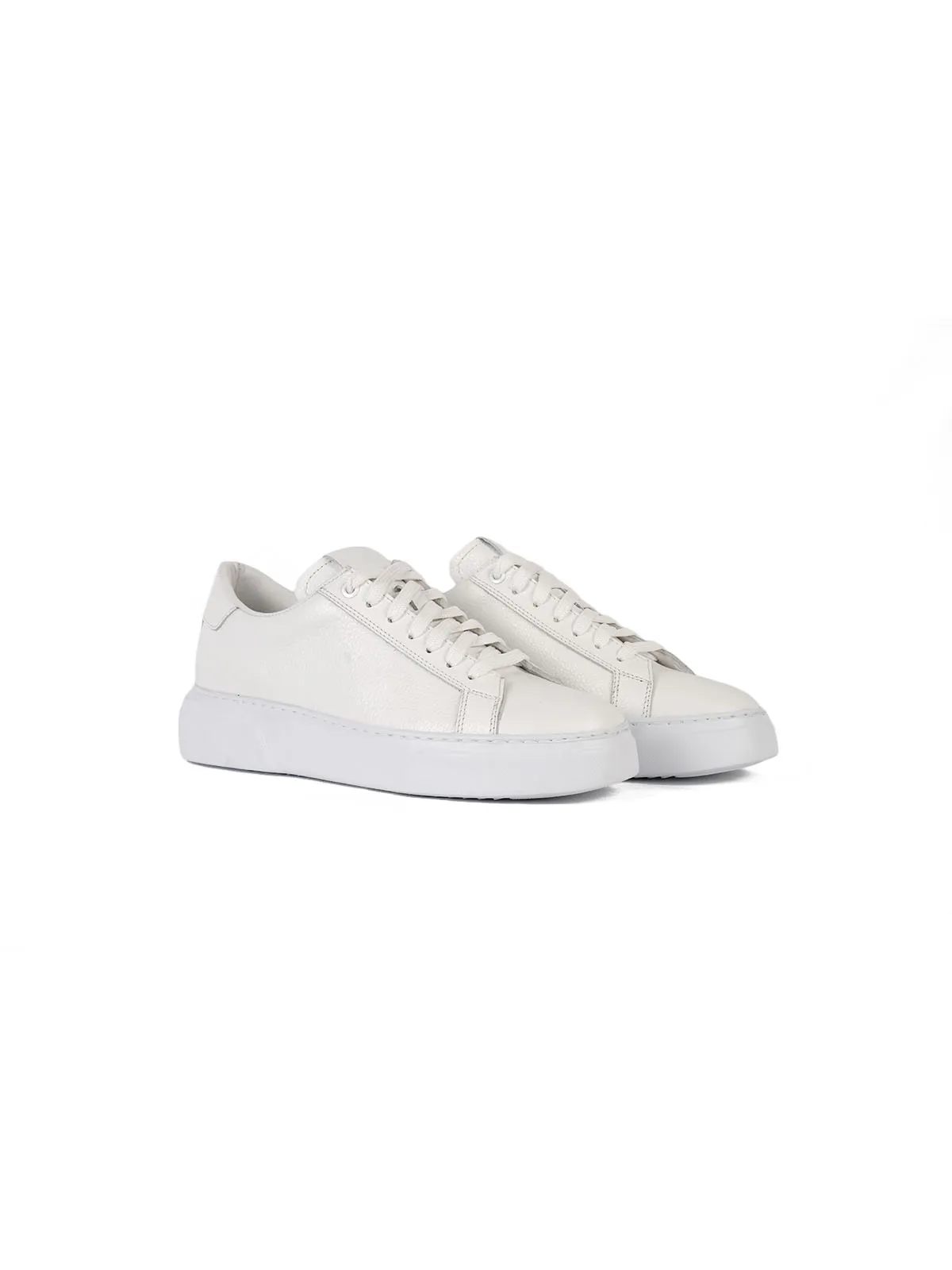 Eva Taban Floter Deri Sneaker Beyaz 2