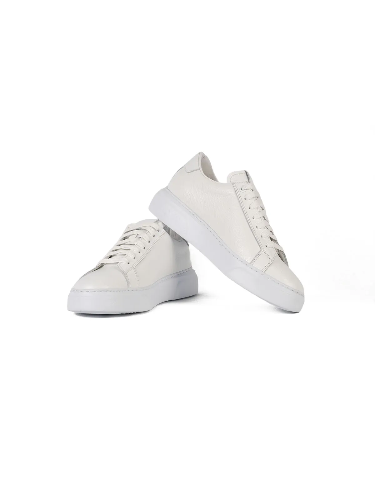 Eva Taban Floter Deri Sneaker Beyaz 3