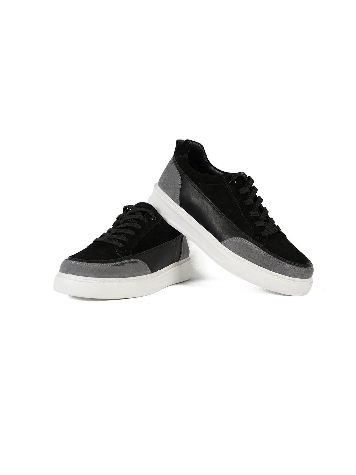 Eva Taban Süet Deri Sneaker Siyah 3