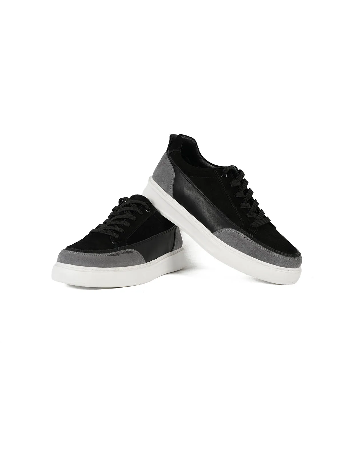 Eva Taban Süet Deri Sneaker Siyah 3