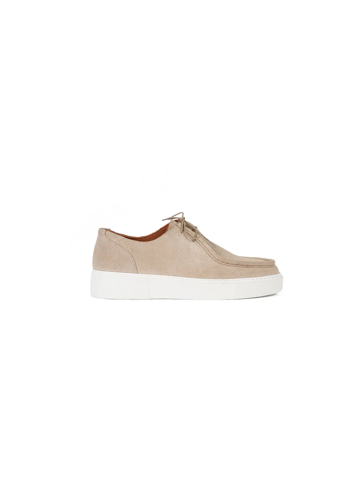 Eva Taban Suet Deri Sneaker Sisley Bej