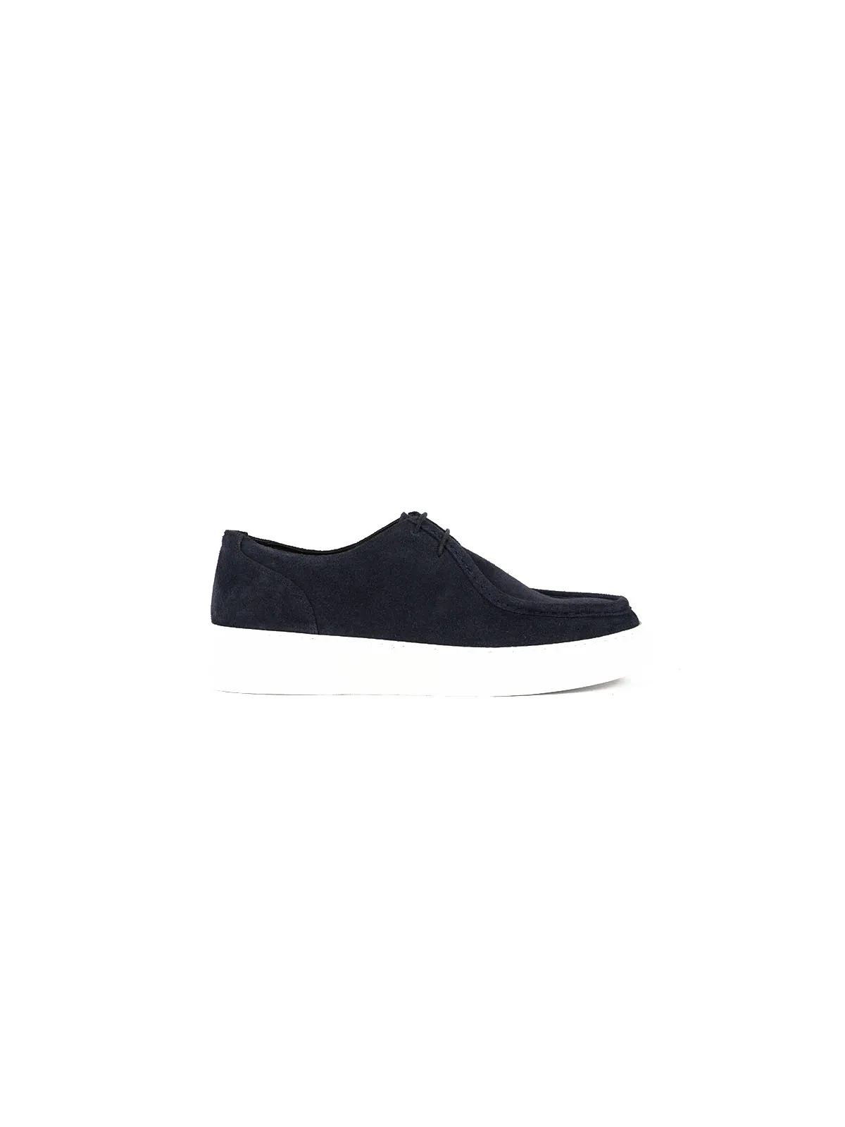 Eva Taban Suet Deri Sneaker Sisley Lacivert