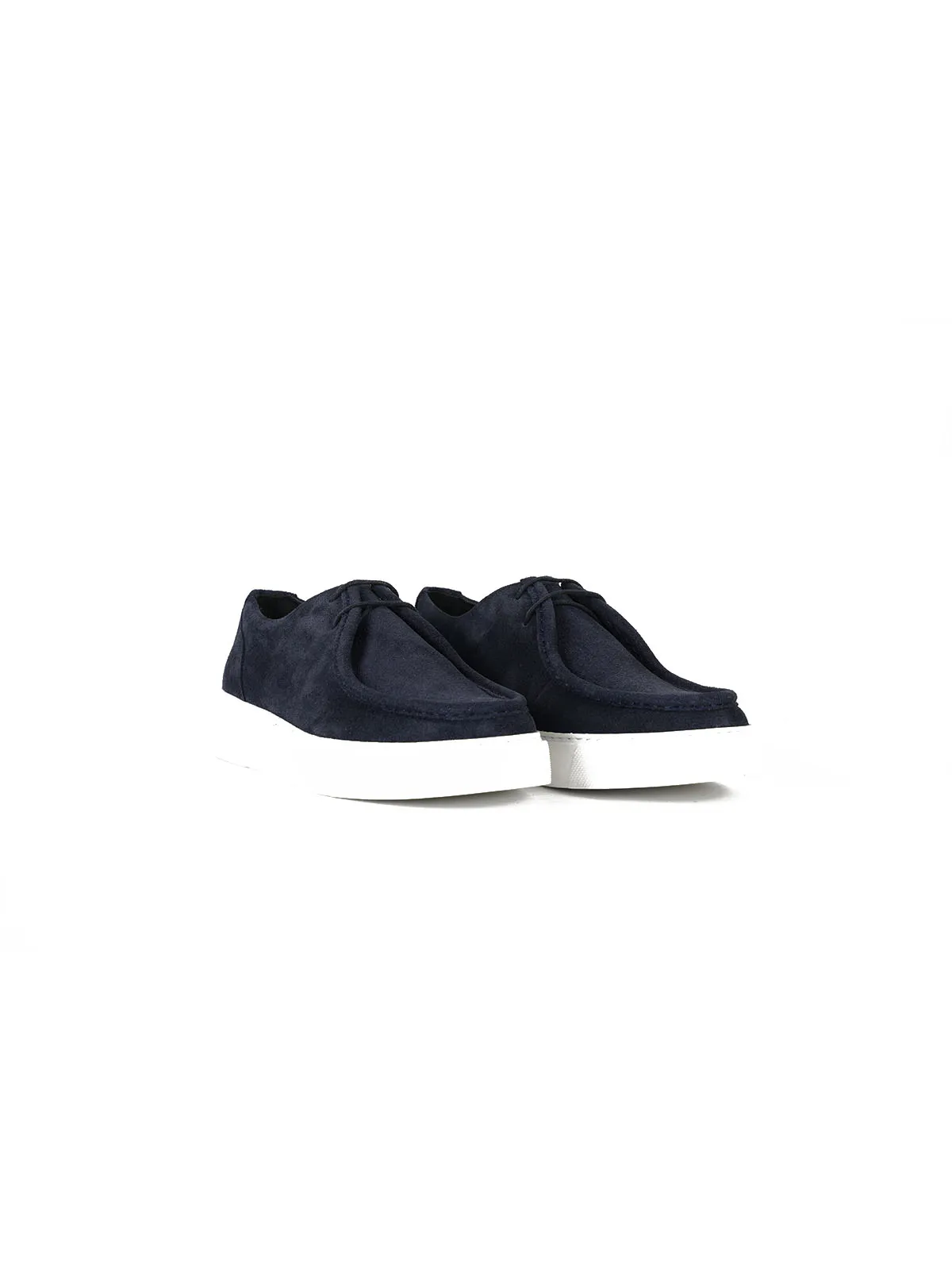 Eva Taban Suet Deri Sneaker Sisley Lacivert 2
