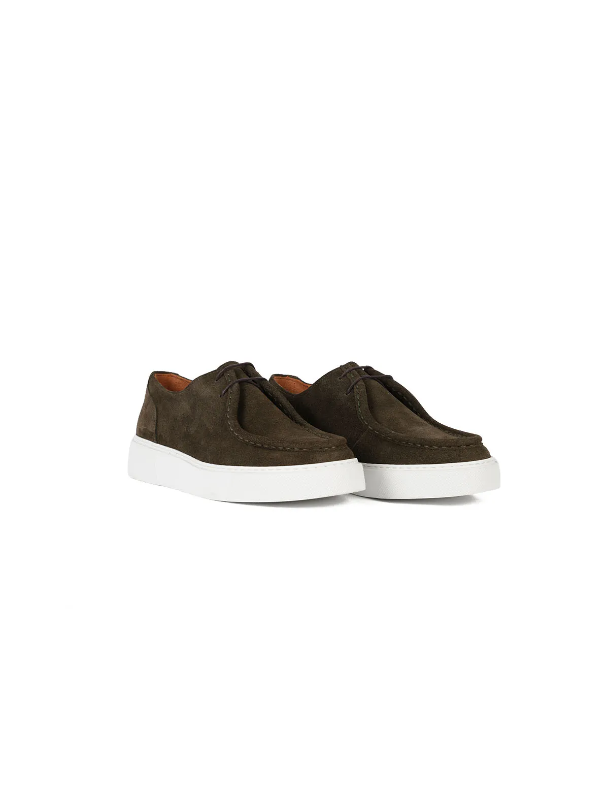 Eva Taban Suet Deri Sneaker Sisley Yeşil 2