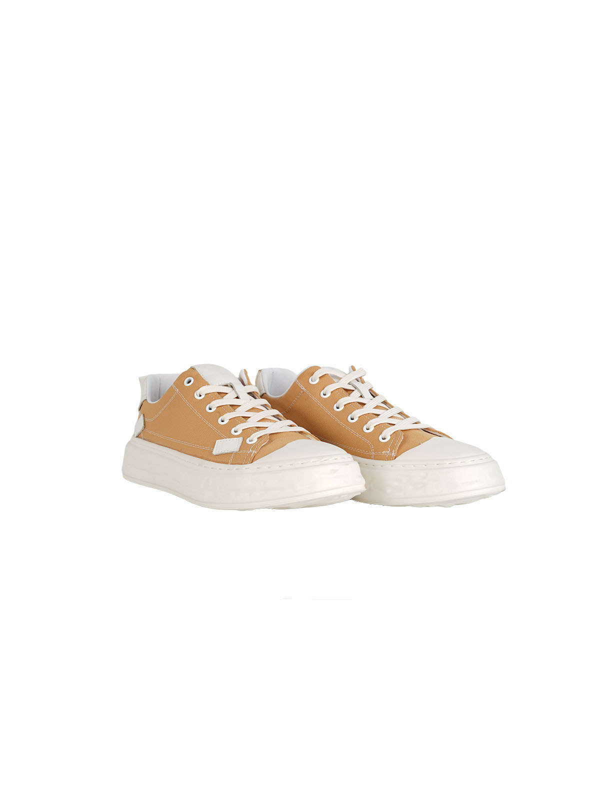 İthal Taban Triko Sneaker Hardal 2