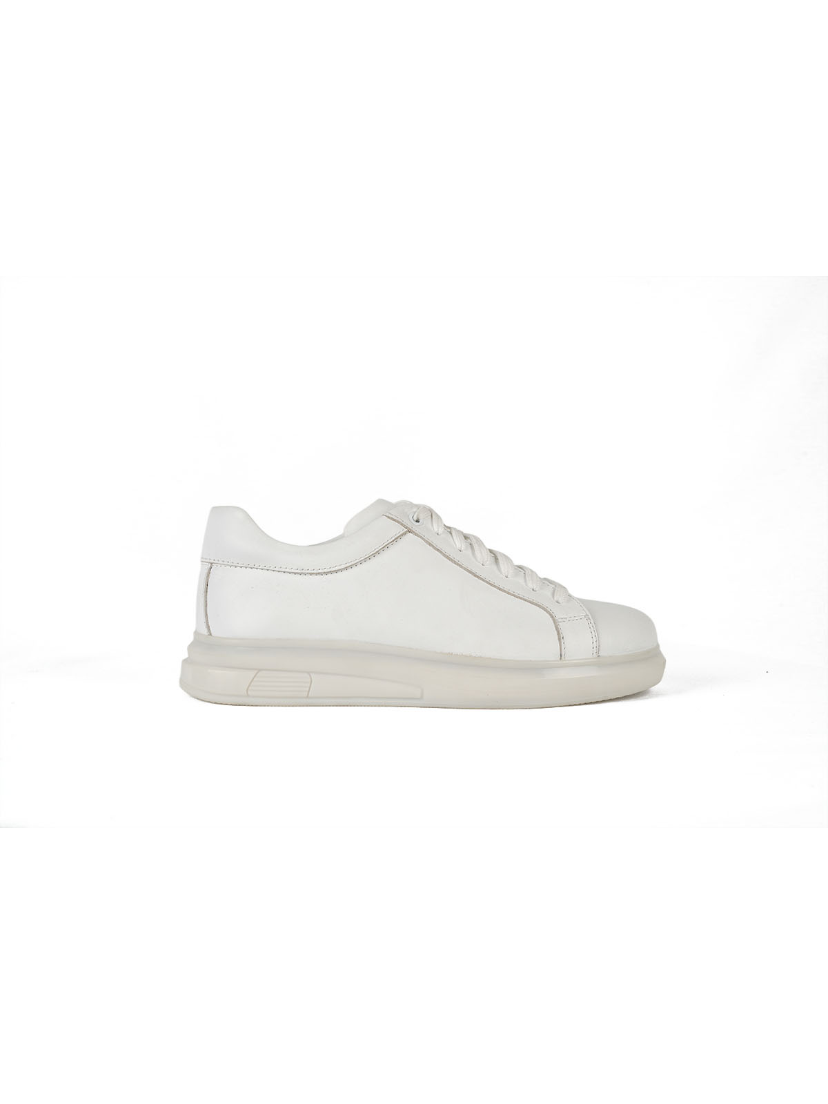 İthal Taban Cilt Deri  Sneaker Beyaz 1