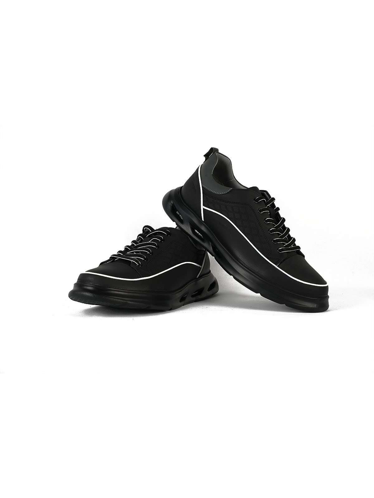 İthal Taban Cilt Deri Sneaker Siyah 3