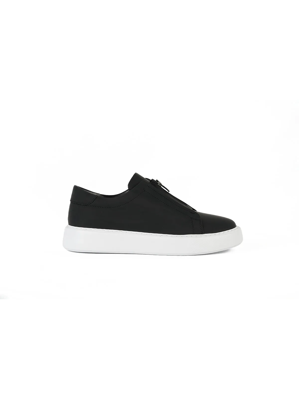 Eva Taban Mat Deri Sneaker Siyah