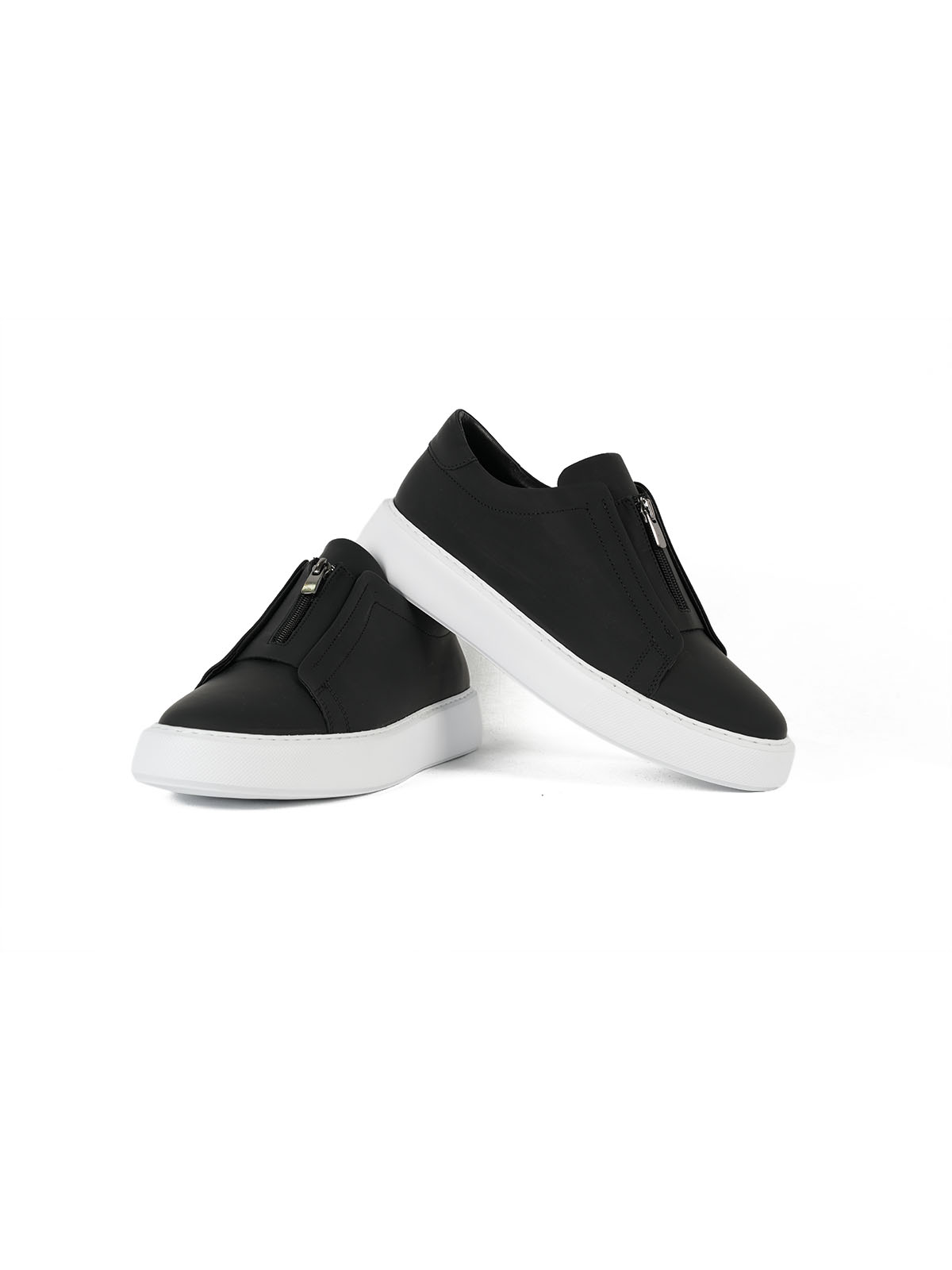 Eva Taban Mat Deri Sneaker Siyah 3