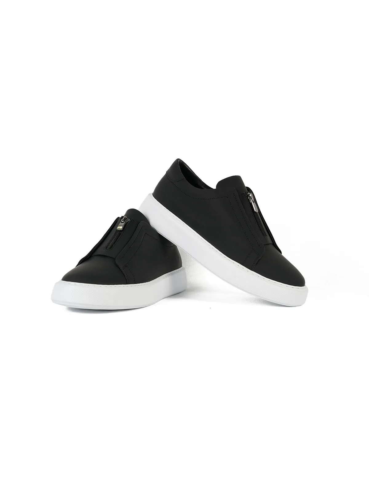 Eva Taban Mat Deri Sneaker Siyah 3