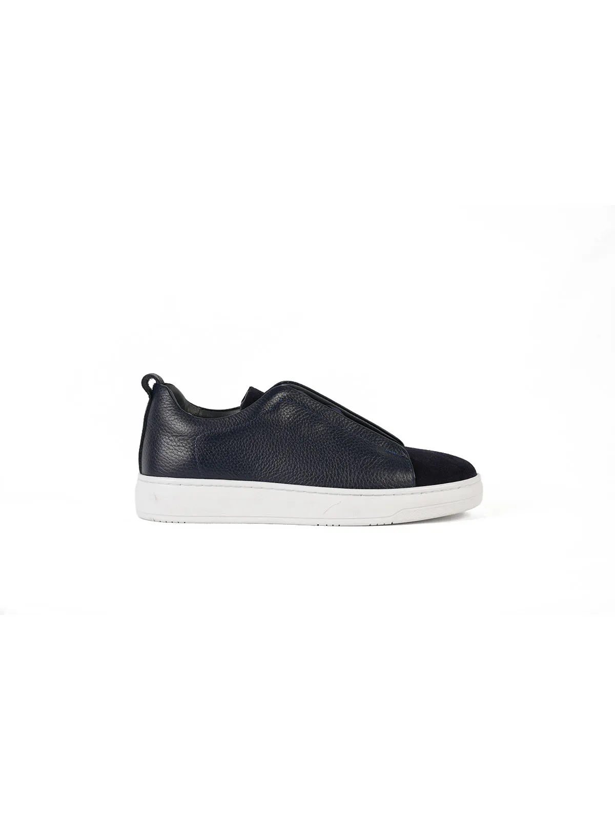Eva Taban Süet Deri Sneaker Lacivert