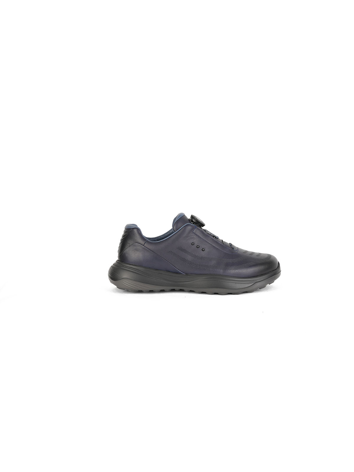 İthal Taban Cilt Deri Sneaker Lacivert
