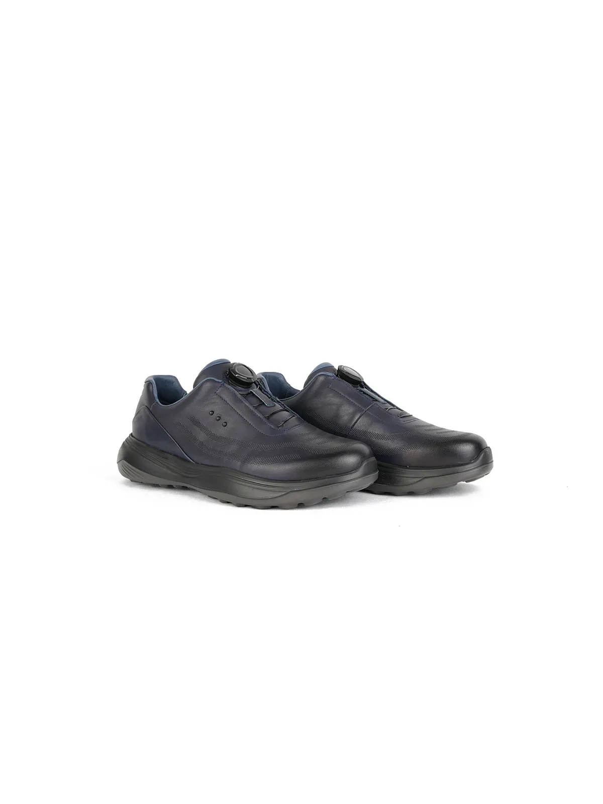 İthal Taban Cilt Deri Sneaker Lacivert 2