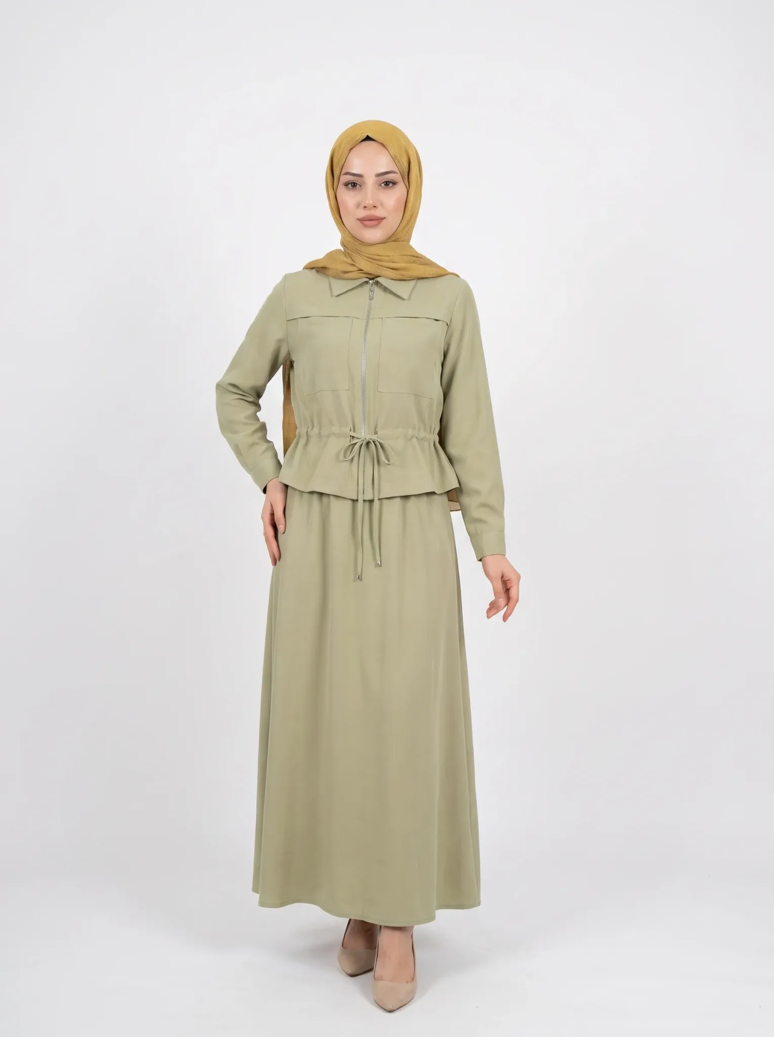 ALESYA ETEKLİ TAKIM Yeşil